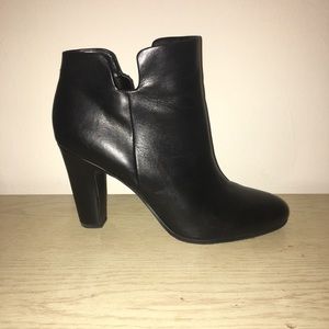 Heeled Black Booties